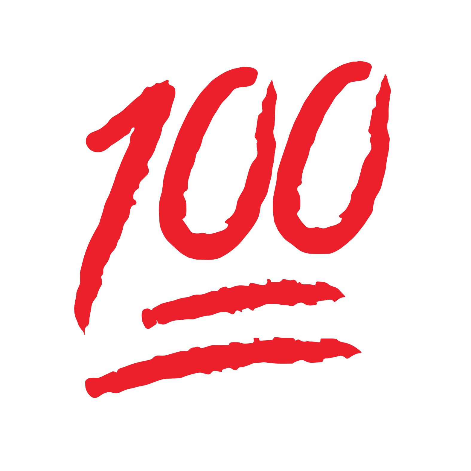  100  emoji  